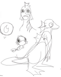 A family of aquatic lizards.